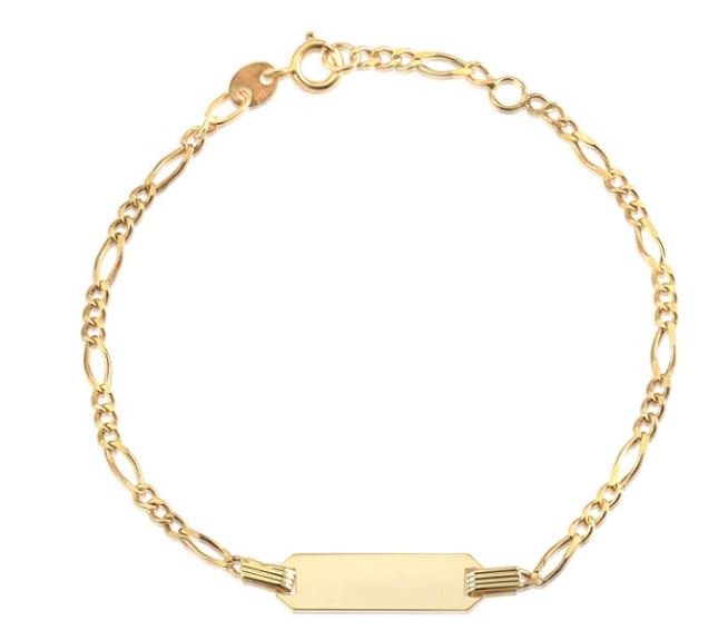 gold baby bracelet